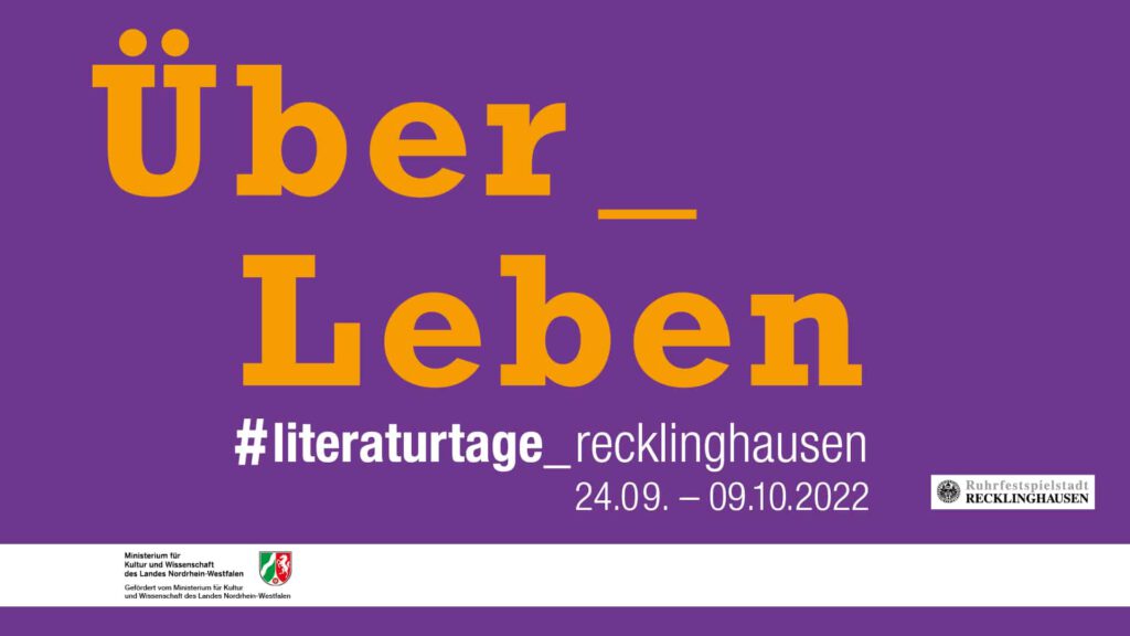 Literaturtage Recklinghausen 2022