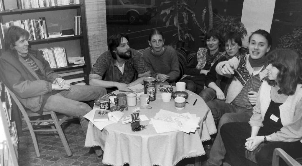 Ein Teil des Attatroll Teams im Jahr 1984